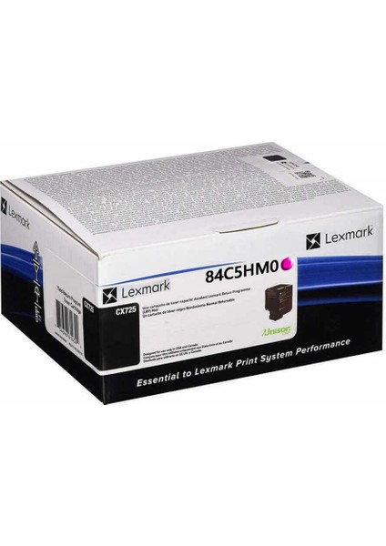 CX725-84C5HM0 Kırmızı Toner Yüksek Kapasiteli