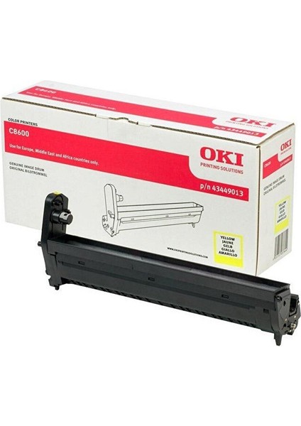 Oki C8600-43449013 Sarı Drum Ünitesi