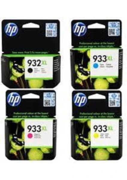 Hp 932XL / Hp 933XL Kartuş 4 Lü Set