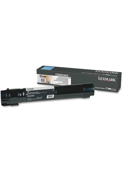 C950-C950X2KG Siyah Toner