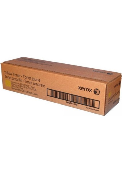 Workcentre 7328 -006R01178 Sarı Toner