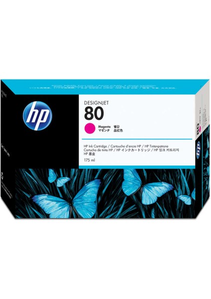 Hp 80-C4874A Kırmızı Kartuş