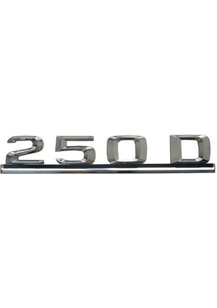 Mercedes W124 250D Yazı Şildi