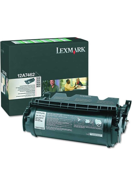 T630-12A7462 Toner Yüksek Kapasiteli