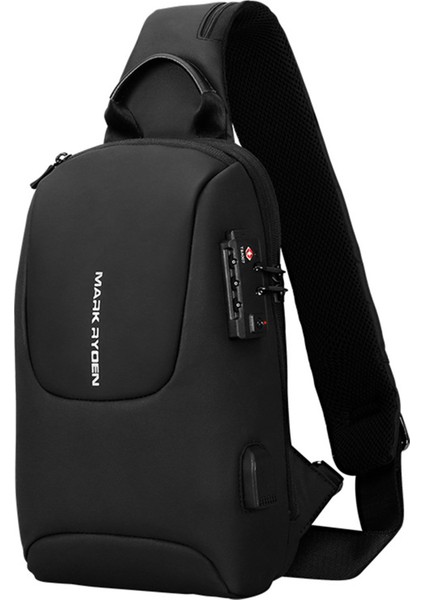 Mark Ryden Tsa Kilit Crossbody Erkek Çanta Su Geçirmez (Yurt Dışından)