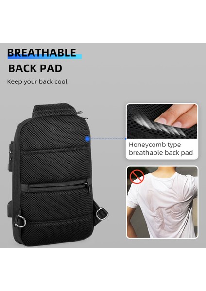 Mark Ryden Tsa Kilit Crossbody Erkek Çanta Su Geçirmez (Yurt Dışından) modelleri