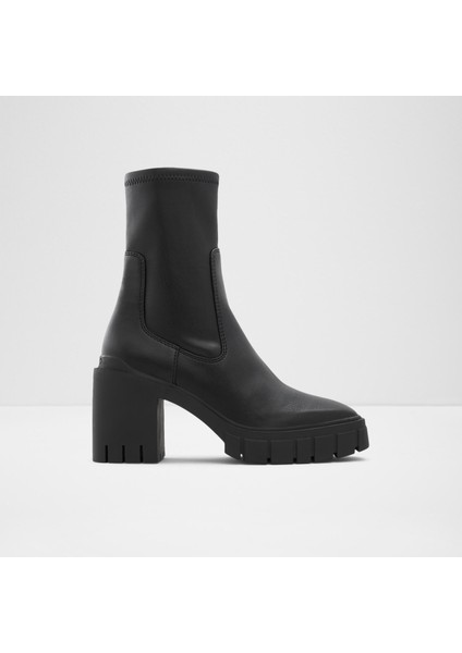 Upstage Bot Yüksek Topuklu Bot - Siyah