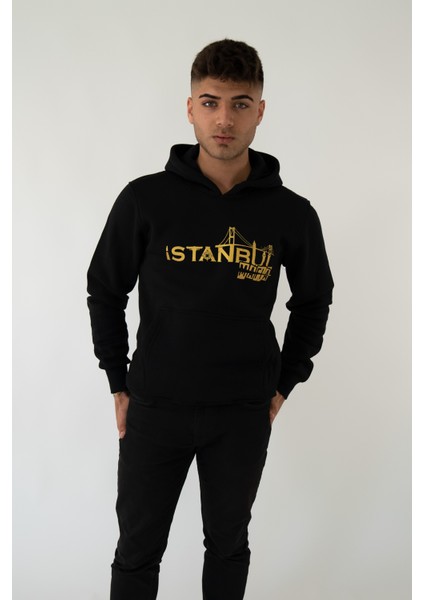 Istanbul Mafia Erkek Kapüşonlu Sweatshirt
