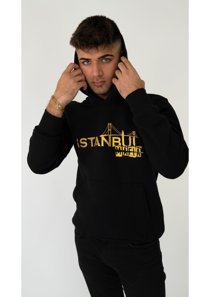 Istanbul Mafia Erkek Kapüşonlu Sweatshirt