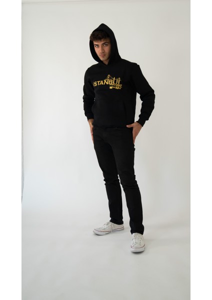 Istanbul Mafia Erkek Kapüşonlu Sweatshirt
