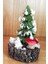 Yılbaşı Kütük Mumlu Karlı Çam Ağacı Mum ( Noel Yeniyıl Christmas Konsept) 1