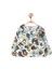 31602 Batik Çiçekli Kız Gömlek 9AY-3YAŞ 1