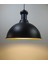 modern,rustik,vintage mutfak,oda,cafe,oteller için siyah 1xe27 metal sarkıt avize çap:40cm 1