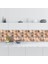 Mutfak Tezgah Arası Folyo Fayans Kaplama Folyosu Kahverengi Fayans Desen 60 x 300 cm 1