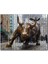 Manhattan Wall Street Önü Boğa Heykeli 120 Parça Puzzle Yapboz Mdf (Ahşap) 1