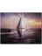 Günbatımı Deniz Kristal Üçgen 3D 120 Parça Puzzle Yapboz Mdf (Ahşap) 1