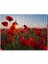 Gündoğumu Çayırda Kırmızı Gelincikler 120 Parça Puzzle Yapboz Mdf (Ahşap) 1