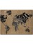 Dünya Haritası Ülke Isimleri Yazılı 120 Parça Puzzle Yapboz Mdf (Ahşap) 1