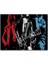 Ac Dc Rock Grubu Üç Renk Illüstrasyon 120 Parça Puzzle Yapboz Mdf (Ahşap) 1