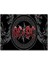Acdc Logo Üyeler Arkaplanda 120 Parça Puzzle Yapboz Mdf (Ahşap) 1