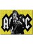 Acdc Angus Young Sarı Zemin 120 Parça Puzzle Yapboz Mdf (Ahşap) 1