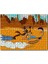 Road Runner ve Coyote 120 Parça Puzzle Yapboz Mdf (Ahşap) 1