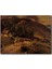 Kulübe Ağaçlar Dağlar ve At Arabası 120 Parça Puzzle Yapboz Mdf (Ahşap) 1