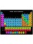 Mendeleev Kimya Periyodik Tablo Siyah Zemin Görsel 255 Parça Puzzle Yapboz Mdf (Ahşap) 1