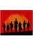 Red Dead Redemption Kırmızı Arkaplan 120 Parça Puzzle Yapboz Mdf (Ahşap) 1