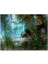 Tavuskuşları ve Fantastik Orman 255 Parça Puzzle Yapboz Mdf (Ahşap) 1