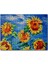 Boyama Sanatı Günebakan Görseli 120 Parça Puzzle Yapboz Mdf (Ahşap) 1