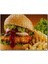 Burger Patates Kızartması ve Ketçap 120 Parça Puzzle Yapboz Mdf (Ahşap) 1