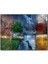 4 Mevsim Bir Arada Illüstrasyon 120 Parça Puzzle Yapboz Mdf (Ahşap) 1