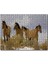 Kahve Rengi Atlar 1000 Parça Puzzle Yapboz Mdf(Ahşap) 1