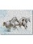 Koşan Beyaz Üç Beyaz Atlar 120 Parça Puzzle Yapboz Mdf (Ahşap) 1