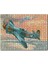 Nostalfik Savaş Uçağı Çizim Sanat 120 Parça Puzzle Yapboz Mdf (Ahşap) 1