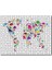 Dinozorlardan Oluşan Dünya Haritası 120 Parça Puzzle Yapboz Mdf (Ahşap) 1