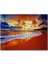 Kumsal Bulutlar ve Kızıl Günbatımı 120 Parça Puzzle Yapboz Mdf (Ahşap) 1