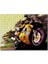 Motor Sporları Sarı Motosiklet Görseli 120 Parça Puzzle Yapboz Mdf (Ahşap) 1