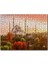 Günbatımında Istanbul Camisi ve Sonbahar Renkleri 120 Parça Puzzle Yapboz Mdf (Ahşap) 1