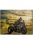 Honda Motosiklet Motosikletçi Görsel 120 Parça Puzzle Yapboz Mdf (Ahşap) 1