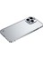 Iphone 13 Için Metal Çerçeve Buzlu Pc Kılıf Gümüş (Yurt Dışından) 2