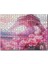 Cakapuzzle Eyfel Kulesi ve Pembe Güller 255 Parça Puzzle Yapboz Mdf (Ahşap) 1