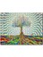 Cakapuzzle Bir Ağaç Oluşturan Renkli Teller Görseli 255 Parça Puzzle Yapboz Mdf (Ahşap) 1