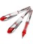 Vision Elite 0.8 mm Roller Kalem Kırmızı 3'lü 1