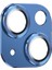 Apple iPhone 13 Mini Kamera Metal Cam Lens Full Koruyucu Mavi 1