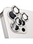 Apple iPhone 13 Pro Max Kamera Metal Cam Lens Koruyucu Gümüş 1