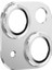 Apple iPhone 13 Kamera Metal Cam Lens Full Koruyucu Gümüş 1