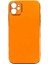 Dlrcase Apple iPhone 11 Kılıf Bark Parlak Silikon Renkli Kenarları Rose Turuncu 1