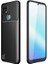 Dlrcase Realme C25 Kılıf Negro Karbon Görünüm Dizayn Silikon+Nano Glass Siyah 1